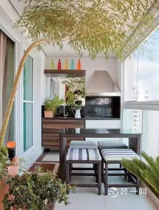 阳台餐厅装修改造竟如此随意?16款效果图每张都惊艳